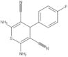 2,6-Diamino-4-(4-fluorophenyl)-4H-thiopyran-3,5-dicarbonitrile