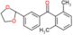 (2,6-dimethylphenyl)-[3-(1,3-dioxolan-2-yl)phenyl]methanone