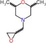 2,6-dimethyl-4-(oxiran-2-ylmethyl)morpholine