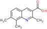 2,7,8-Trimethyl-3-quinolinecarboxylic acid