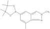 2,7-Dimethyl-5-(4,4,5,5-tetramethyl-1,3,2-dioxaborolan-2-yl)-2H-indazol