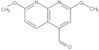 1,8-Naphthyridine-4-carboxaldehyde, 2,7-dimethoxy-