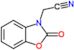 (2-oxo-1,3-benzoxazol-3(2H)-yl)acetonitrile