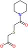 [(2-oxo-2-piperidin-1-ylethyl)sulfanyl]acetate