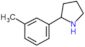 2-(3-Methylphenyl)pyrrolidine