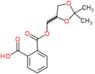 2-{[(2,2-dimethyl-1,3-dioxolan-4-yl)methoxy]carbonyl}benzoic acid