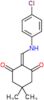 2-{[(4-chlorophenyl)amino]methylidene}-5,5-dimethylcyclohexane-1,3-dione