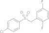 Benzene, 2-[[(4-chlorophenyl)sulfonyl]methyl]-1,4-difluoro-