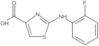 2-[(2-Fluorophenyl)amino]-4-thiazolecarboxylic acid