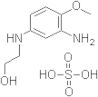 2-Methoxy-5-β-hydroxyethylamino aniline sulfate