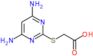 [(4,6-diaminopyrimidin-2-yl)sulfanyl]acetic acid