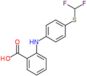 2-({4-[(difluoromethyl)sulfanyl]phenyl}amino)benzoate