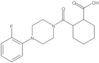 2-[[4-(2-Fluorophenyl)-1-piperazinyl]carbonyl]cyclohexanecarboxylic acid