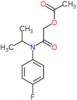 2-[(4-fluorophenyl)(propan-2-yl)amino]-2-oxoethyl acetate