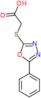 [(5-phenyl-1,3,4-oxadiazol-2-yl)sulfanyl]acetic acid