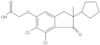 [(6,7-Dichloro-2-cyclopentyl-2-methyl-1-oxoindan-5-yl)oxy]acetic acid