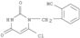 Benzonitrile, 2-[(6-chloro-3,4-dihydro-2,4-dioxo-1(2H)-pyrimidinyl)methyl]-