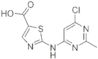 2-[(6-Chloro-2-methyl-4-pyrimidinyl)amino]-5-thiazolecarboxylic acid