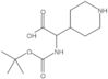 α-[[(1,1-Dimethylethoxy)carbonyl]amino]-4-piperidineacetic acid