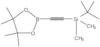 2-[2-[(1,1-Dimethylethyl)dimethylsilyl]ethynyl]-4,4,5,5-tetramethyl-1,3,2-dioxaborolane