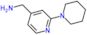 1-[2-(piperidin-1-yl)pyridin-4-yl]methanamine
