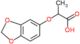 2-(1,3-benzodioxol-5-yloxy)propanoic acid