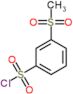 3-(Methylsulfonyl)benzenesulfonyl chloride