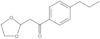 2-(1,3-Dioxolan-2-yl)-1-(4-propylphenyl)ethanone