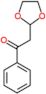 2-(1,3-dioxolan-2-yl)-1-phenylethanone