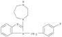 1H-Benzimidazole,1-[(4-fluorophenyl)methyl]-2-(hexahydro-1H-1,4-diazepin-1-yl)-