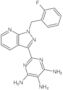 2-[1-(2-Fluorobenzyl)-1H-pyrazolo[3,4-b]pyridin-3-yl]pyrimidine-4,5,6-triamine