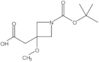 1-[(1,1-Dimethylethoxy)carbonyl]-3-methoxy-3-azetidineacetic acid
