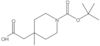 1-[(1,1-Dimethylethoxy)carbonyl]-4-methyl-4-piperidineacetic acid