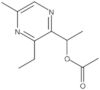 2-Pyrazinemethanol, 3-ethyl-α,5-dimethyl-, 2-acetate