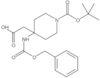 1-[(1,1-Dimethylethoxy)carbonyl]-4-[[(phenylmethoxy)carbonyl]amino]-4-piperidineacetic acid