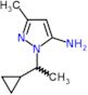 1-(1-cyclopropylethyl)-3-methyl-1H-pyrazol-5-amine