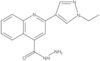 2-(1-Ethyl-1H-pyrazol-4-yl)-4-quinolinecarboxylic acid hydrazide
