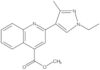 Methyl 2-(1-ethyl-3-methyl-1H-pyrazol-4-yl)-4-quinolinecarboxylate