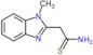 2-(1-methyl-1H-benzimidazol-2-yl)ethanethioamide