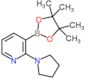 2-pyrrolidin-1-yl-3-(4,4,5,5-tetramethyl-1,3,2-dioxaborolan-2-yl)pyridine