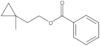 Cyclopropaneethanol, 1-methyl-, 1-benzoate