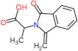 2-(1-methylidene-3-oxo-1,3-dihydro-2H-isoindol-2-yl)propanoic acid