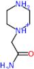 1-Piperazineacetamide, hydrochloride (1:1)