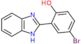 2-(1H-benzimidazol-2-yl)-4-bromo-phenol