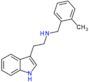 2-(1H-indol-3-yl)-N-(2-methylbenzyl)ethanaminium