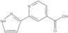 2-(1H-Pyrazol-3-yl)-4-pyridinecarboxylic acid