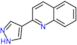 2-(1H-pyrazol-4-yl)quinoline