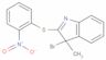 3-bromo-3-methyl-2-(2-nitrophenyl-mercapto)-3H-indole