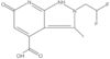 Ácido 2-(2,2-difluoroetil)-2,6-diidro-3-metil-6-oxo-1H-pirazolo[3,4-b]piridina-4-carboxílico