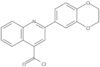 2-(2,3-Dihydro-1,4-benzodioxin-6-yl)-4-quinolinecarbonyl chloride